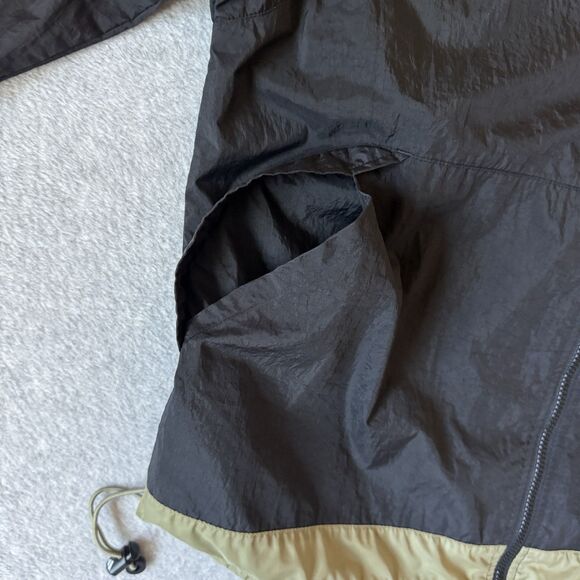 Cool Vintage Adidas 90s Vibes Full Zip Windbreaker Large Black Track Jacket Y2K - Picture 9 of 9